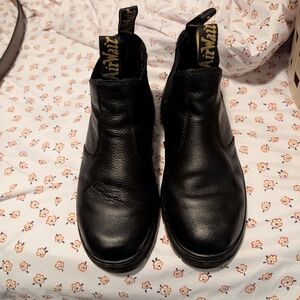 Dr. Martens Black Leather Men's Boots